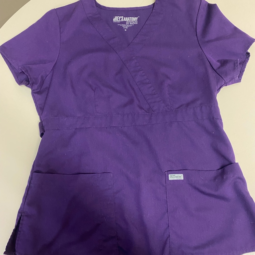 Purple Scrub Top